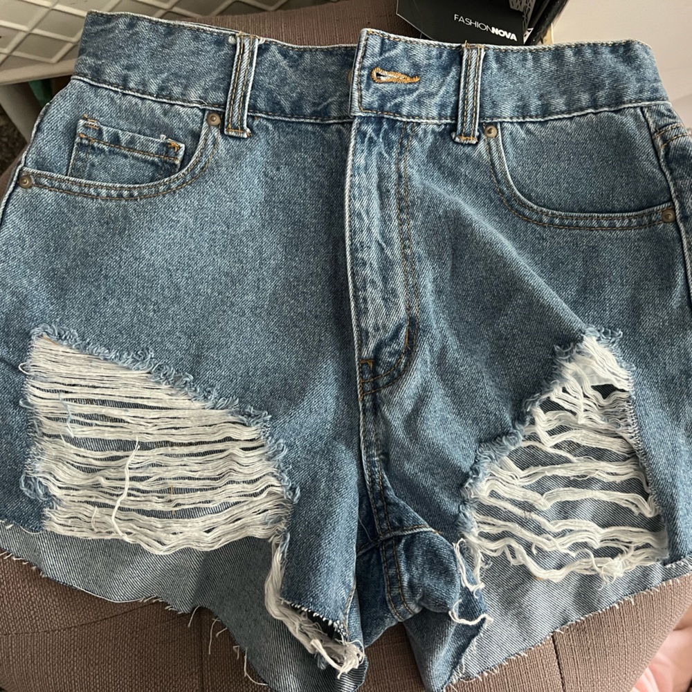 Brand new fashion nova denim shorts